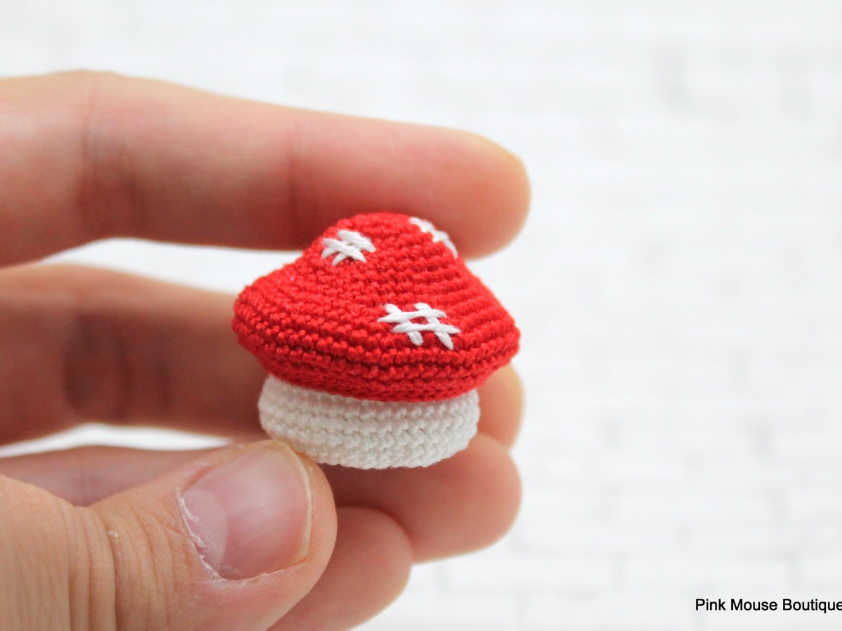 Miniature Toadstool Container (Crochet&nbsp;Pattern)